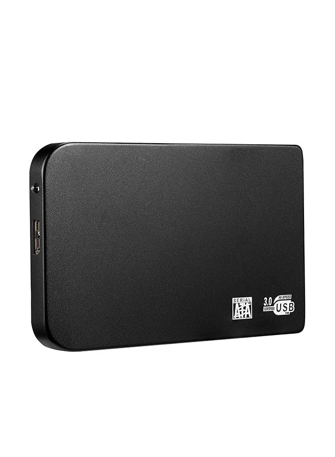 قرص صلب خارجي محمول بسعة 5 تيرابايت، USB 3.0 عالي السرعة، SATA، نقل بيانات فائق السرعة، توصيل وتشغيل فوري، متوافق مع Windows وMac OS وLinux، تصميم أسود نحيف لأجهزة الكمبيوتر واللابتوب والمكتبي - Image 1