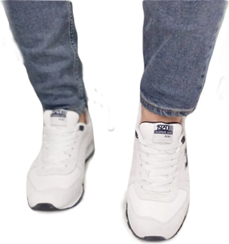 Hammer Jack Peru Men's Sneaker Sports Shoes 19250 Off-White Navy V3