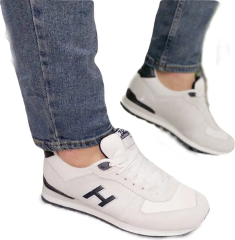 Hammer Jack Peru Men's Sneaker Sports Shoes 19250 Off-White Navy V3