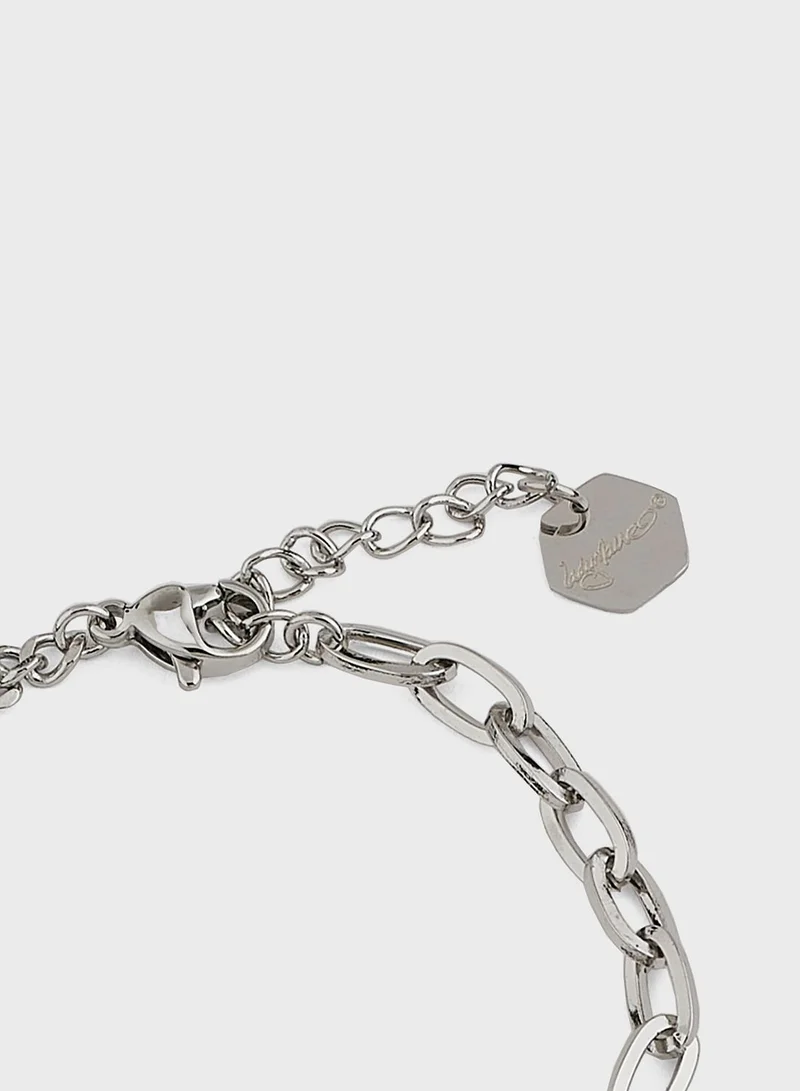 Lady Mauve KYRA TURQUOISE SUN PENDANT BRACELET