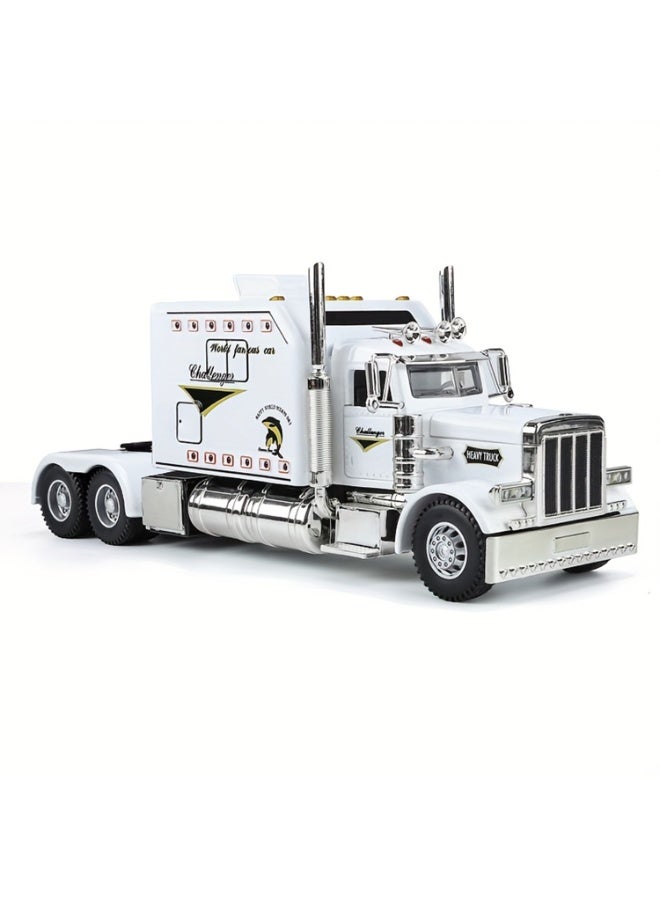 1/24 Scale Die-Cast Metal Truck Model Toy – Pull-Back Action With Lights & Sound – An Excellent Gift For Boys - Image 2