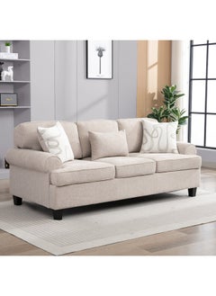 Manhattan Cambridge NXT 3-Seater Fabric Sofa with 3 Throw Cushions 100 x 90 x 222 cm