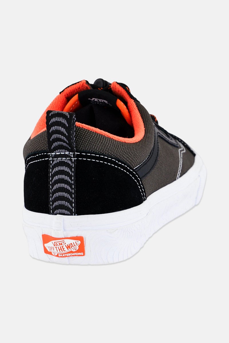 VANS Men Skate Old Skool Lace Up Skateboarding Shoes, Dark Olive - Image 3