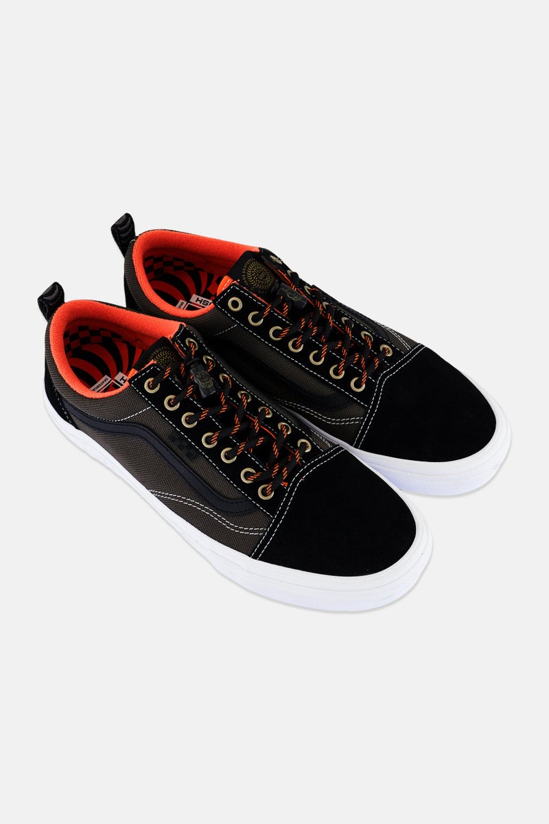 VANS Men Skate Old Skool Lace Up Skateboarding Shoes, Dark Olive - Image 2