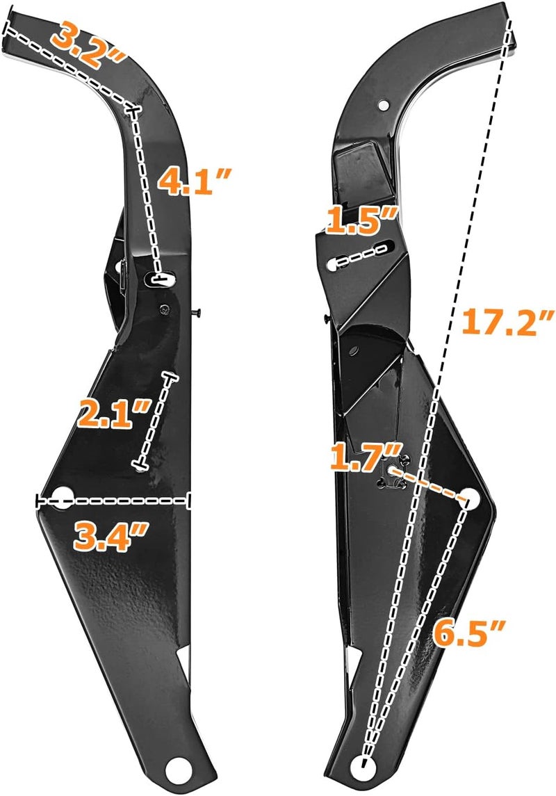 Wsays Batwing Head Outer Fairing Support Bracket Heavy Duty Compatible with Harley Electra Glide FLHT Street Glide FLHX 1996-2013 - Image 3