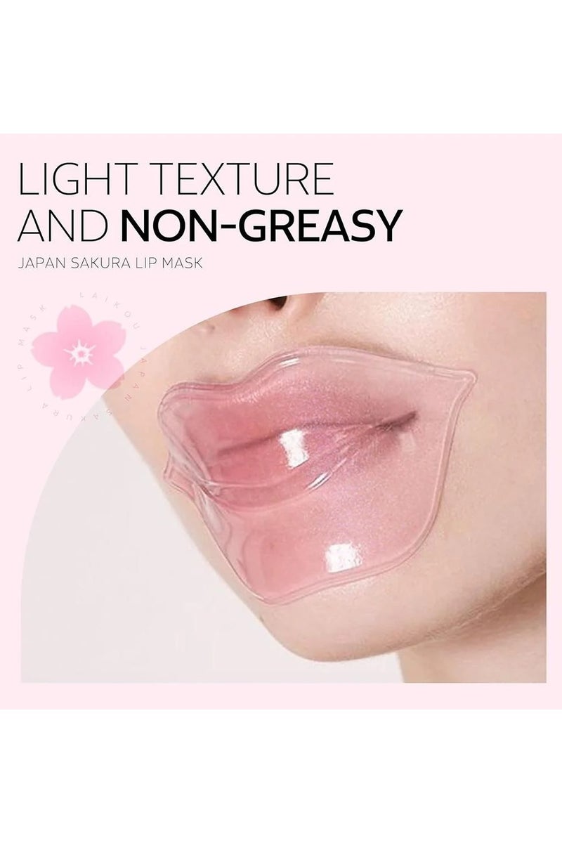 لايكو قناع شفاه ياباني بخلاصة زهرة الساكورا، والكولاجين، والعسل، والأعشاب، يغذي ويرطب وينعم الشفاه - 6 جرام * 5 قطع - Image 3