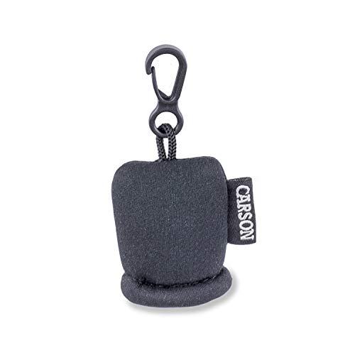 Carson Stuff-It Microfiber Lens Cloth Cleaning System For Eyeglasses, Smartphones, Tablets, Optics, Lenses, Cameras and More - Black (SN-40BKAM) - Image 2