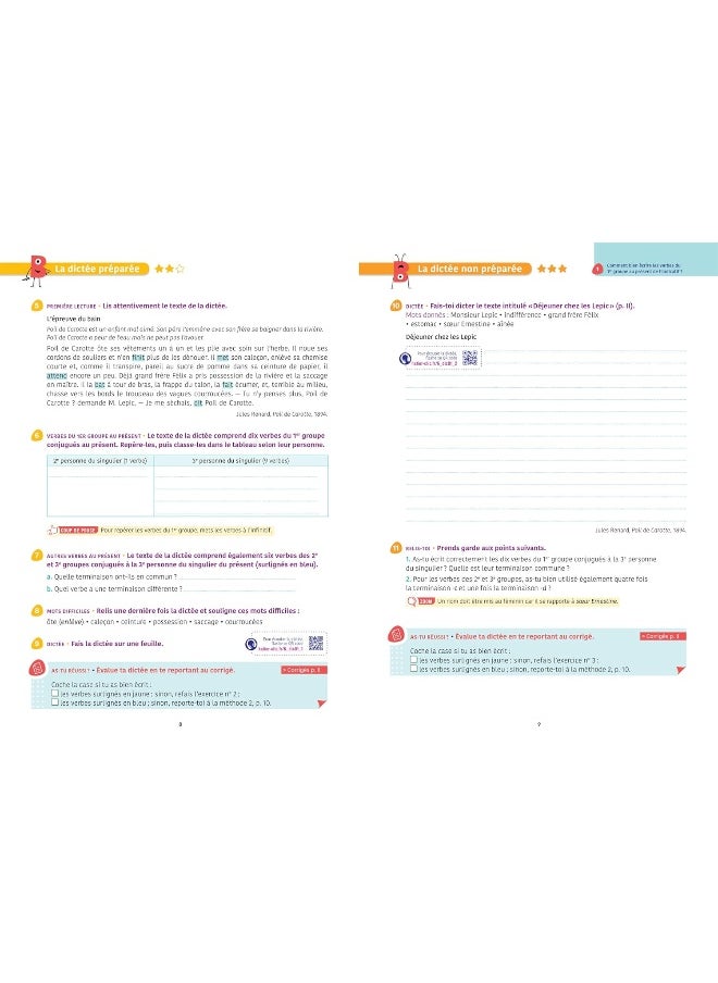 Bescherelle - Réussir ses dictées et progresser en: règles, exercices d'orthographe & dictées (audio)