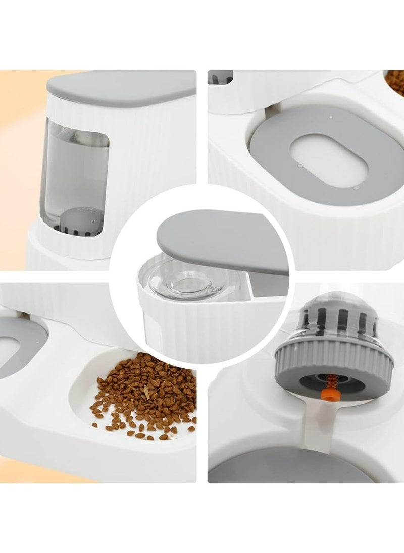 2 in 1 Pet Feeder and Water Dispenser Set