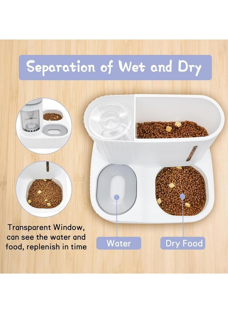 2 in 1 Pet Feeder and Water Dispenser Set