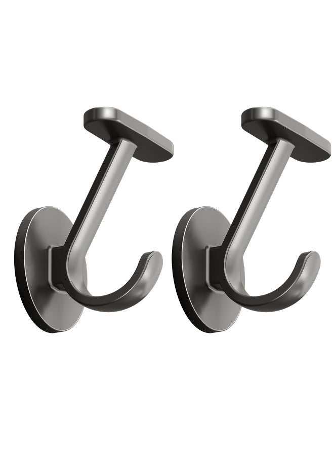 ZERIFAM Hanging Coat Hooks, 4PCS Wall Mount Coats Towel Hooks, Adhesive Coat Hangers Key Holder for Wall No-Drill for Outdoor, Bag Hanger, Home,Bathroom, Indoor, Hang Sticky Duty  - Image 3