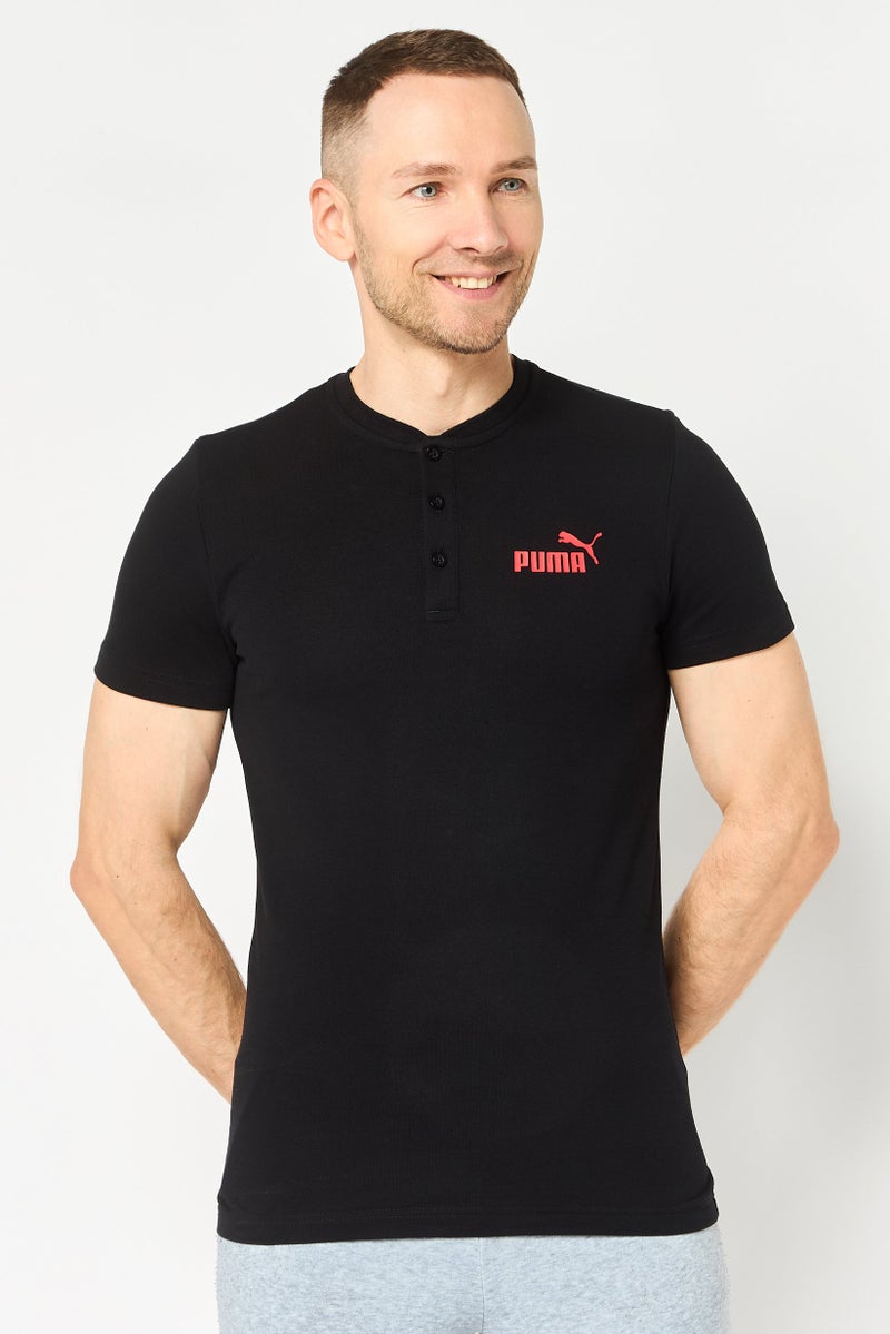 PUMA Men Slim Fit Short Sleeve Outdoor Polo Shirt, Black - Image 1