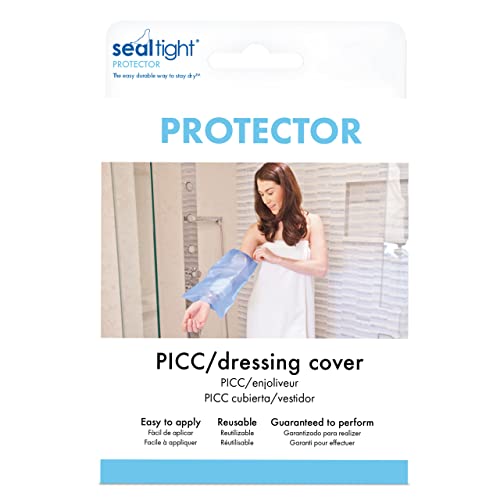 Brownmed - Seal-Tight Protector Mid Arm - Waterproof Bandage & Cast Protector for Shower & Swimming - Reusable Cast Shower Cover for Arm Casts - Durable Cast Bag - Small - Image 1