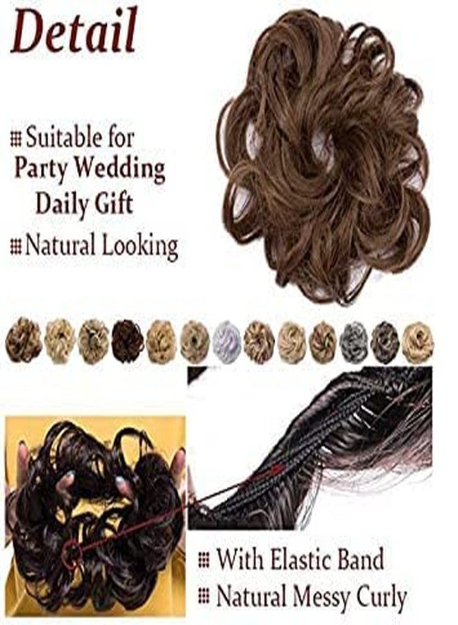 KYNA Synthetic Hair Frill Extension Messy Bun Styling Accessories For Girls And Women Set Of 2 Ruffle Juda (Black Colour) - Image 5