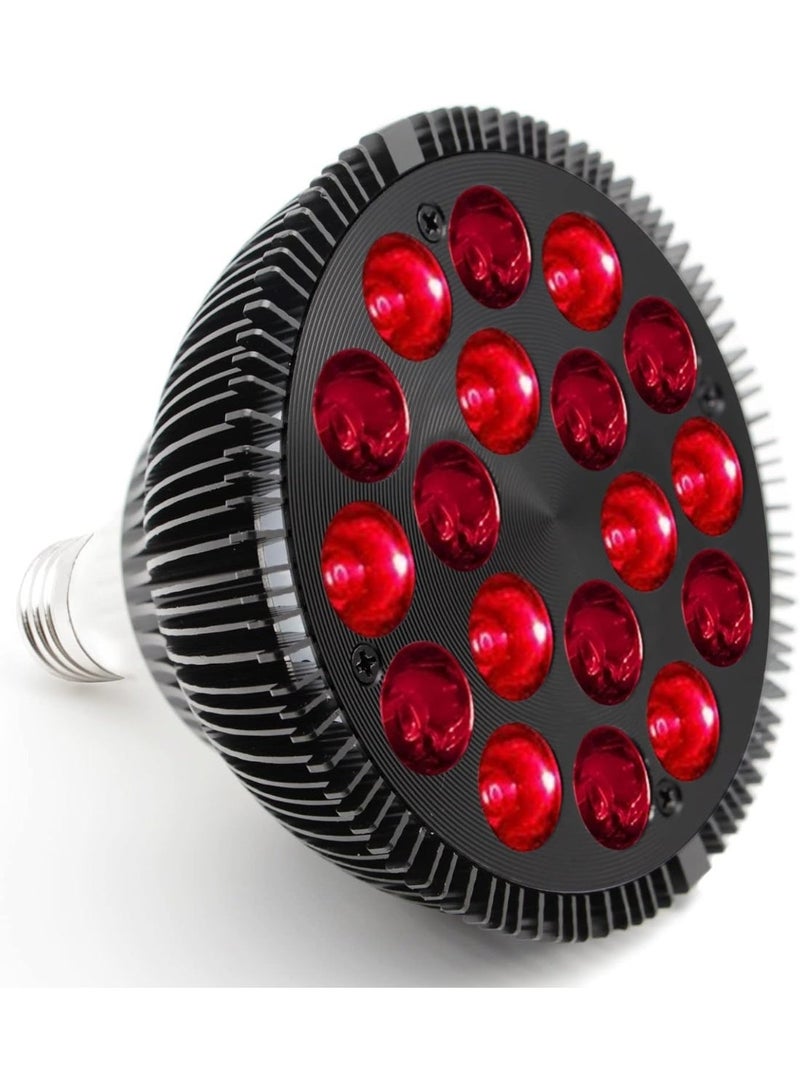 SOLARAE مصباح العلاج بالضوء الأحمر والأشعة تحت الحمراء، مصابيح العلاج بالأشعة تحت الحمراء مع حامل، لمبة العلاج بالضوء الأحمر مع مصباح قابل للتثبيت، العلاج بالضوء الأحمر المنزلي للجسم، تخفيف الألم المزمن، صحة البشرة، التعافي - Image 1