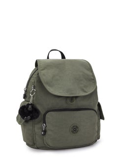 kipling City Pack Small Backpack Green Moss  - Image 4