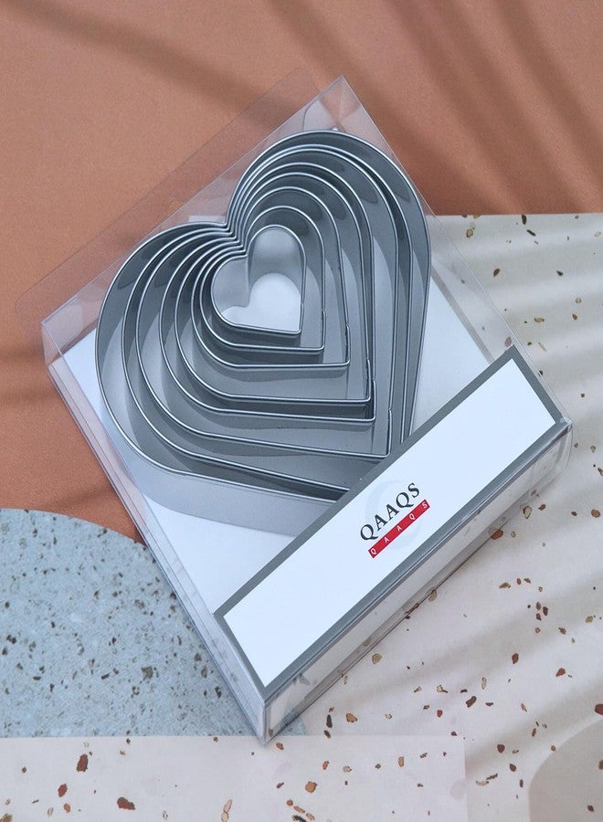 QAAQS Heart Cookie Cutter Set 8-Piece 1.5" to 5" by QAAQS - Image 4