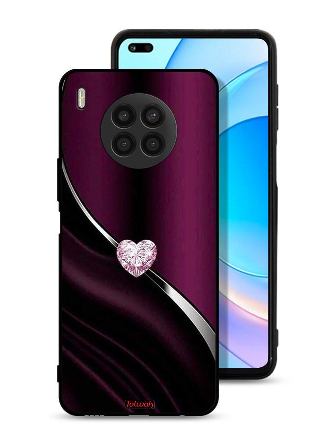 Tolwak Huawei nova 8i Protective Case Cover Diamond Heart - Image 1
