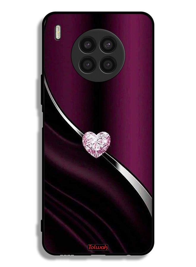 Tolwak Huawei nova 8i Protective Case Cover Diamond Heart - Image 2