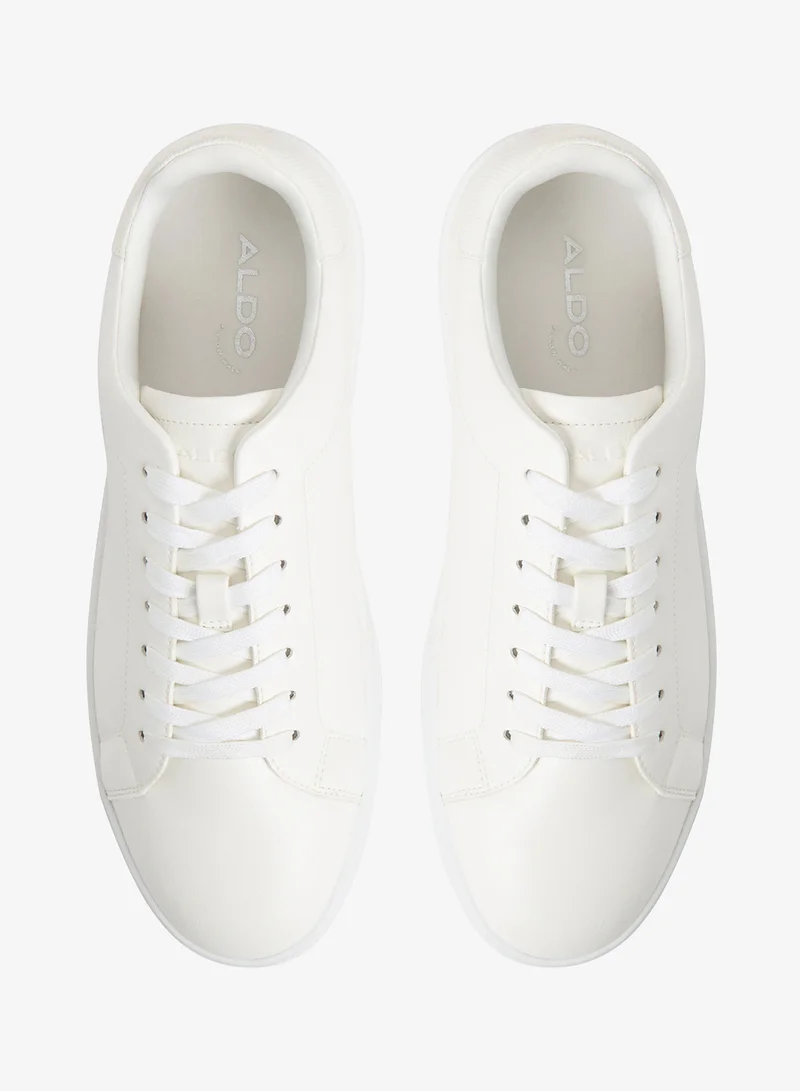 ALDO WHITE Janson Low-top Lace-Up Sneakers for Men | Best Price UAE