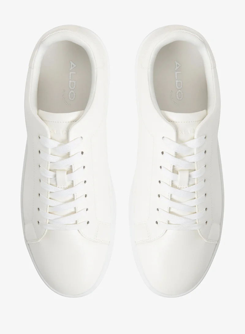 ALDO WHITE Janson Low-top Lace-Up Sneakers for Men | Best Price UAE