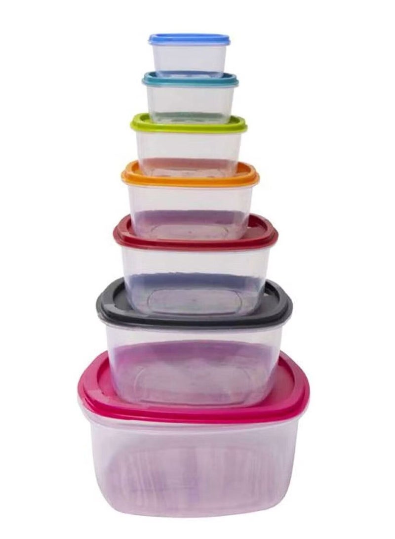 PRINCEWARE A set of 7-piece plastic containers - Image 1