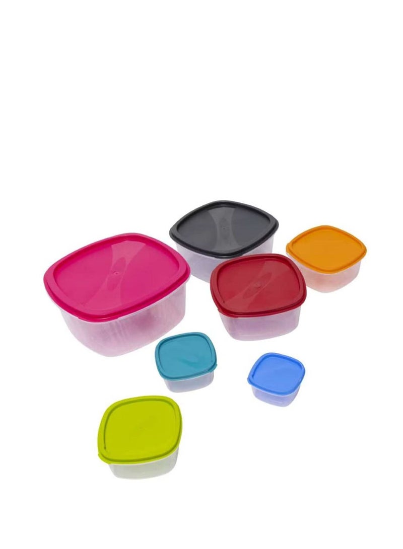 PRINCEWARE A set of 7-piece plastic containers - Image 4