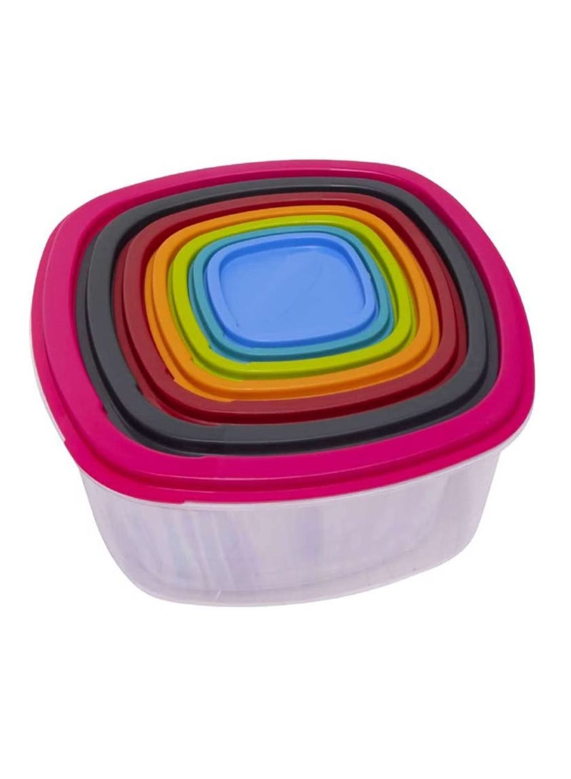 PRINCEWARE A set of 7-piece plastic containers - Image 3