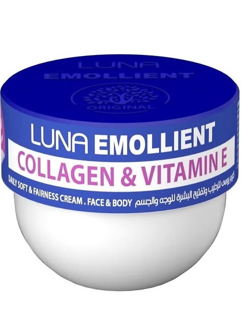كريم مرطب ناعم للوجه والجسم بالكولاجين وفيتامين E 160 جم