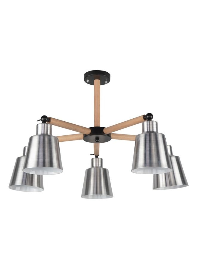 Miara Ceiling Lamp | modern decorative LED E27 pendant light ceiling lamp hanging | suitable for any room | Color: Silver | Size: 42x64 cm