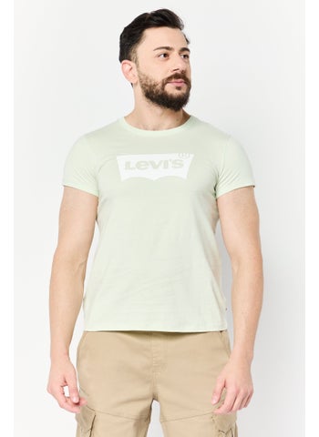 Men Crew Neck Short Sleeves Graphic Printed T-Shirt, Light Mint - pzsku/Z3B88F0045A822DDCD09CZ/45/1746233058/529434a9-36c5-4569-bca9-cf870deb4518