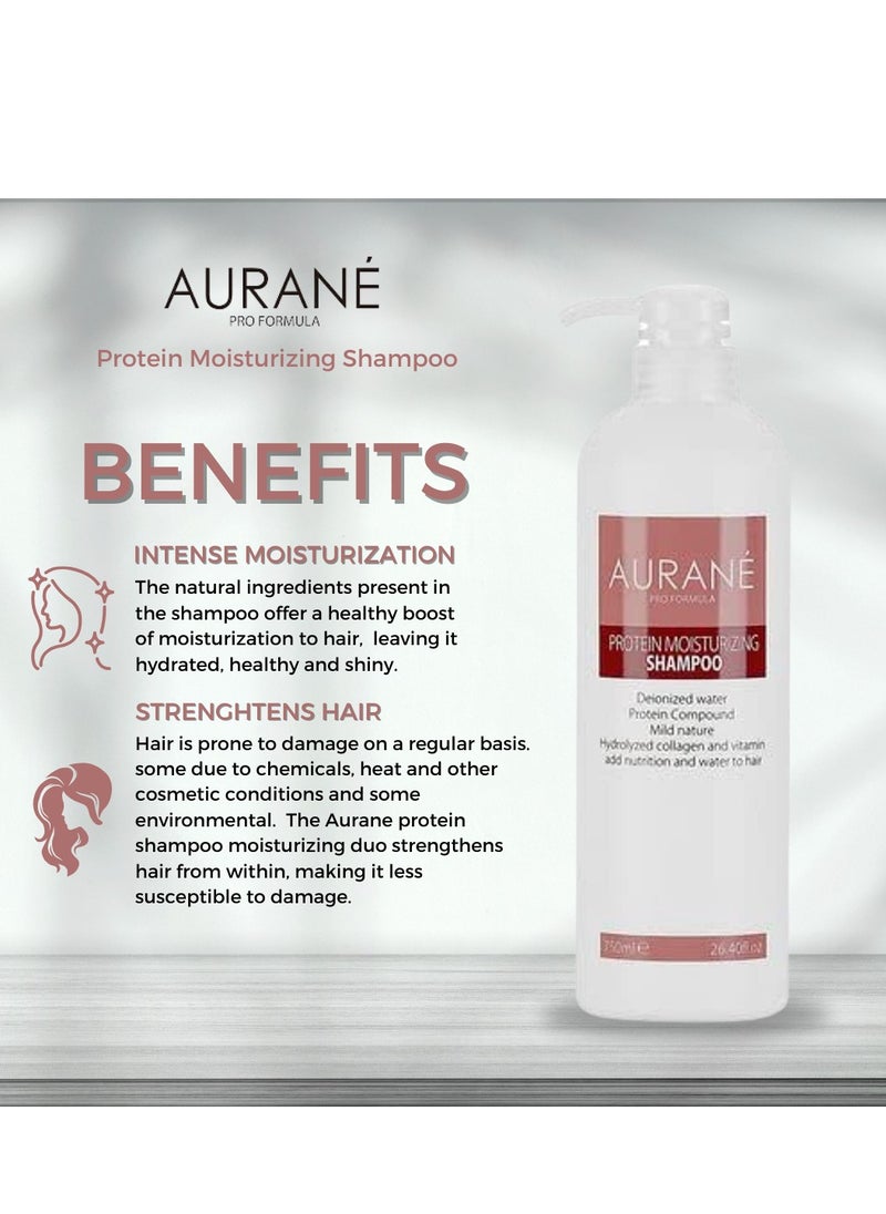 AURANE Moisturizing Shampoo and Conditioner Sets for Color Treated Hair - Daily Use Cleansing Dry to Normal Sulfate Paraben-Free - All Hair Types for Men and Women  - Image 3