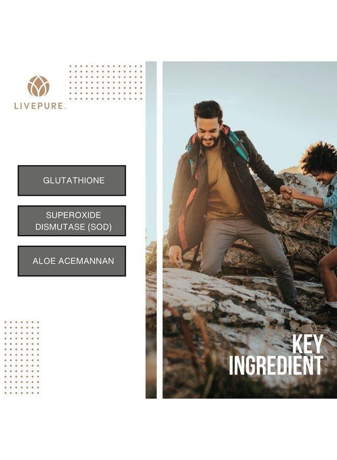 PURE PurXcel Antioxidant Supplement | 30 Capsules | Potent Antioxidant Blend with Glutathione & Superoxide Dismutase | Supports Skin, Joints & Natural Cleansing - Image 4