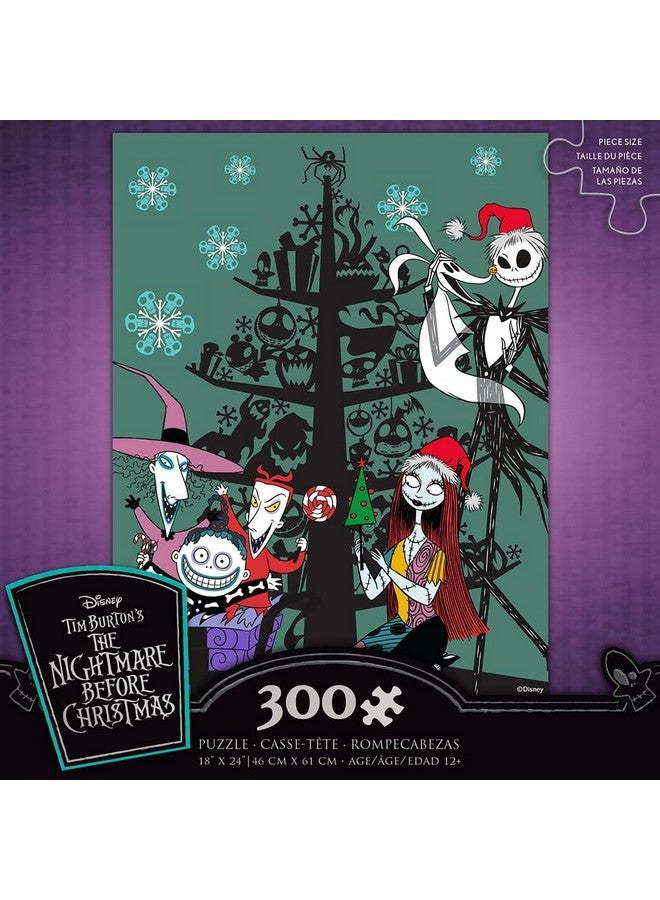 Ceaco - Disney - Tim Burton'S Nightmare Before Christmas - Christmas Tree - 300 Oversized Piece Jigsaw Puzzle - Image 2
