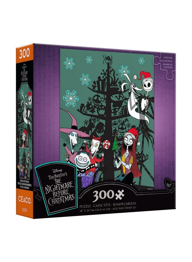 Ceaco - Disney - Tim Burton'S Nightmare Before Christmas - Christmas Tree - 300 Oversized Piece Jigsaw Puzzle - Image 3