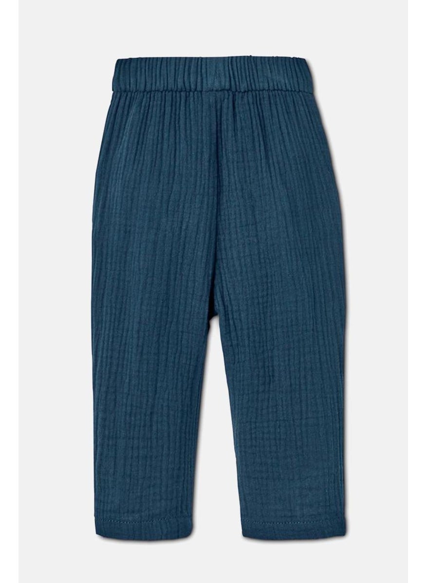 Tchibo Toddlers Boy Textured Pull,On Pants, Navy  - Image 2