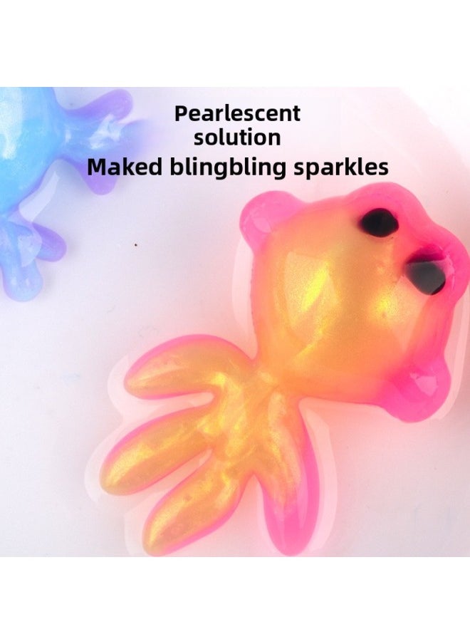 Generic - Magic Water Sprite Water Baby Diy Children Pearlescent Solution Toy Set Handmade Material Stall-Color:3D Trial Version 6 Bottles - Image 1