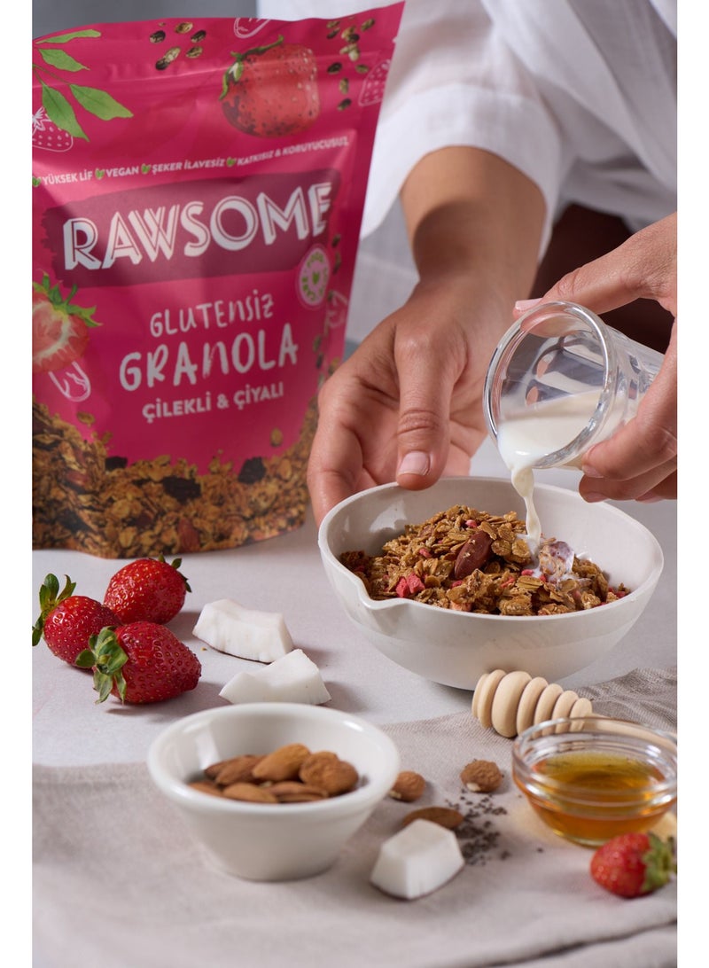 Rawsome Gluten-Free Granola with Strawberry & Chia - Image 2