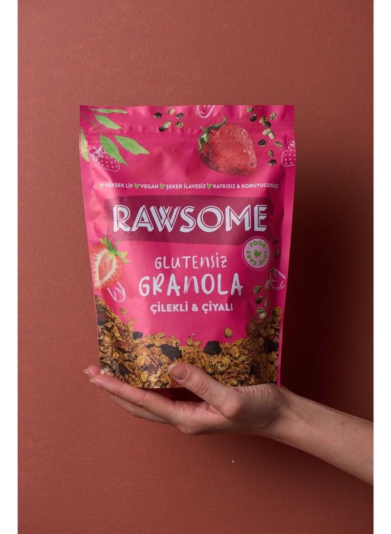 Rawsome Gluten-Free Granola with Strawberry & Chia - Image 4