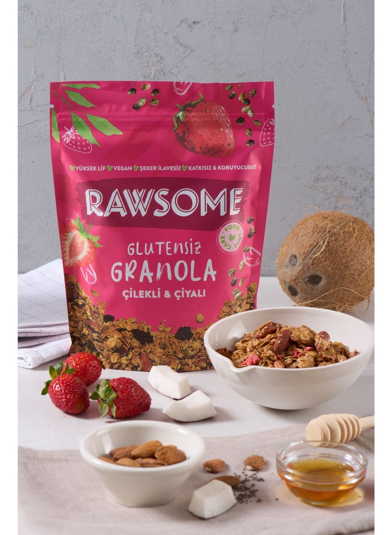 Rawsome Gluten-Free Granola with Strawberry & Chia - Image 1