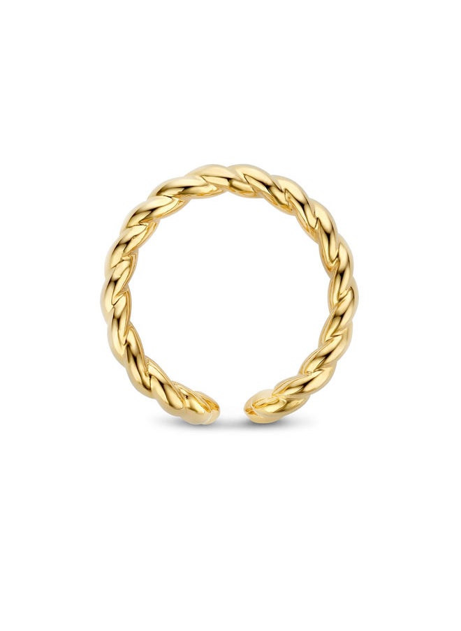 CERRUTI 1881 Iconic Cable Gold Plated Ring For Women  - Image 2