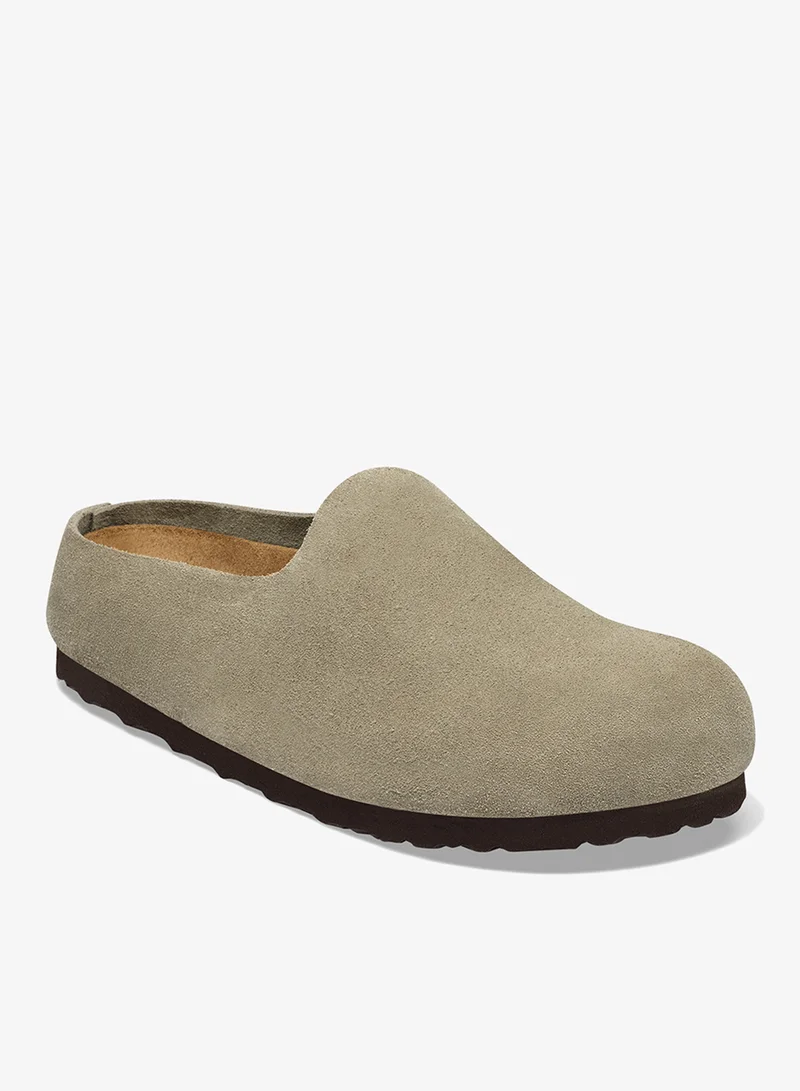 Birkenstock Amsterdam Wrapped Suede Regular fit clogs