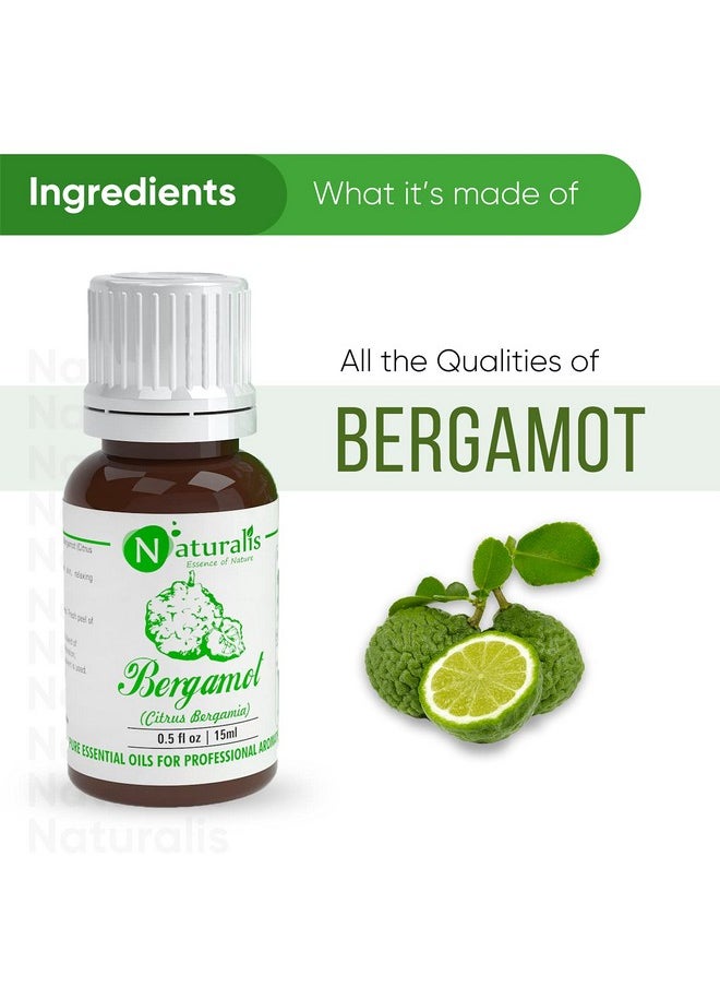 Naturalis Naturalis Essence of Nature Bergamot Essential Oil for Insomnia, Stress, Depression, Hair & Face Care - 15ml  - Image 3