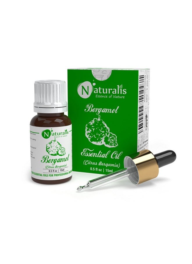 Naturalis Naturalis Essence of Nature Bergamot Essential Oil for Insomnia, Stress, Depression, Hair & Face Care - 15ml  - Image 1