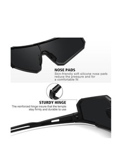 GUDOO Polarized Sports Sunglasses for Men Women Driving Fishing Cycling Mountain Bike Sunglasses UV400 Protection  - Image 5