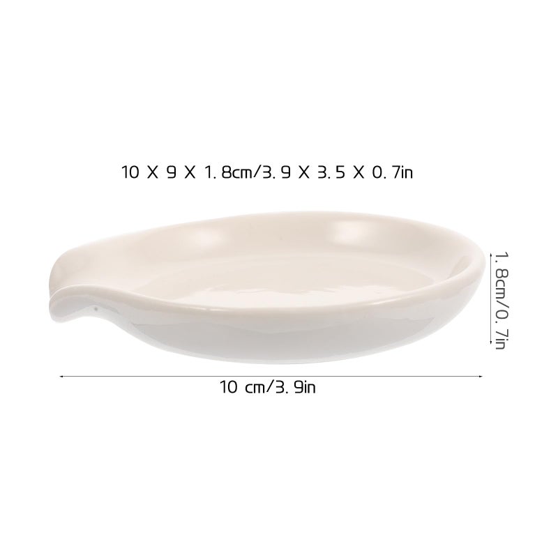 Ceramic Spoon Rest Heat Resistant Holder Practical Kitchen Countertop Rack - Image 3