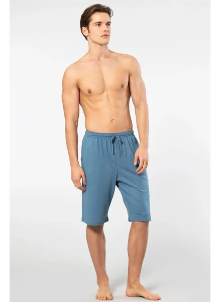 cacharel Cotton Modal Single Bottom Pocket Bermuda Shorts