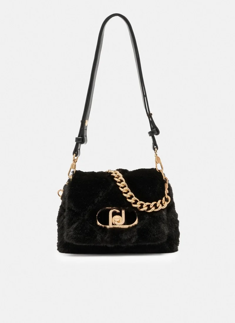 ليو جو حقيبة كروس بودي لابافي من الفرو الصناعي