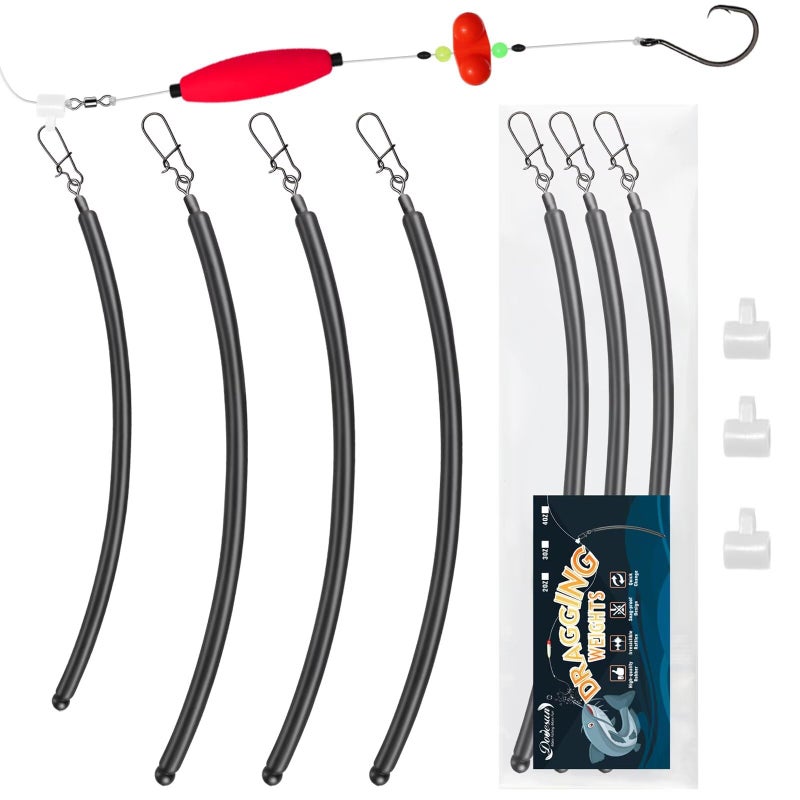 Dovesun 3PCS Dragging Weights for Catfishing, Rattling Anti-Snag Catfish Weights for Dragging, Drifting, Bottom Ready to Use Fishing Sinkers Catfishing Equipment & Tackle 2OZ - Image 1