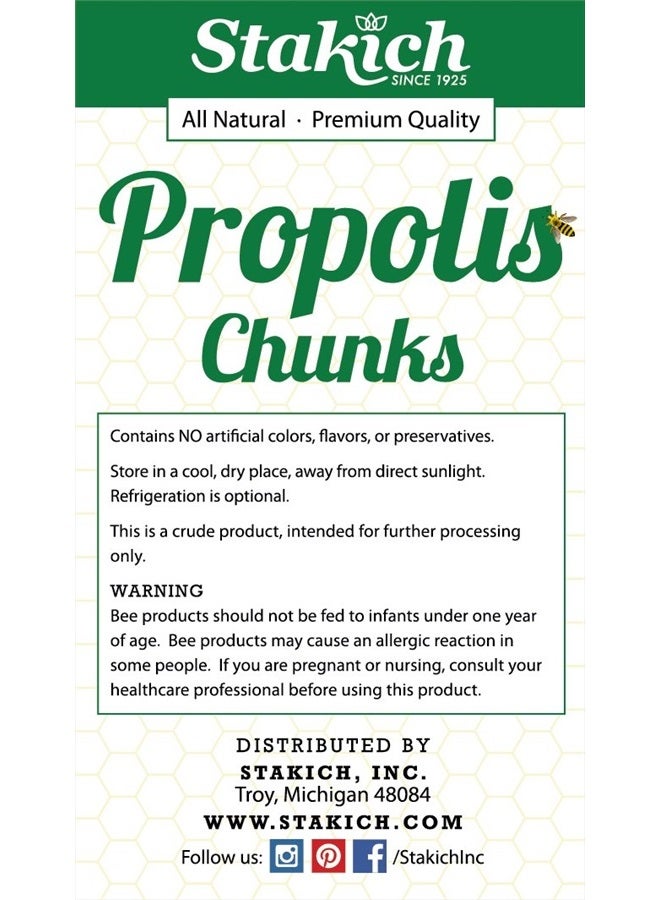 Stakich Bee Propolis Chunks - Pure, Natural - 4 Ounce - Image 3